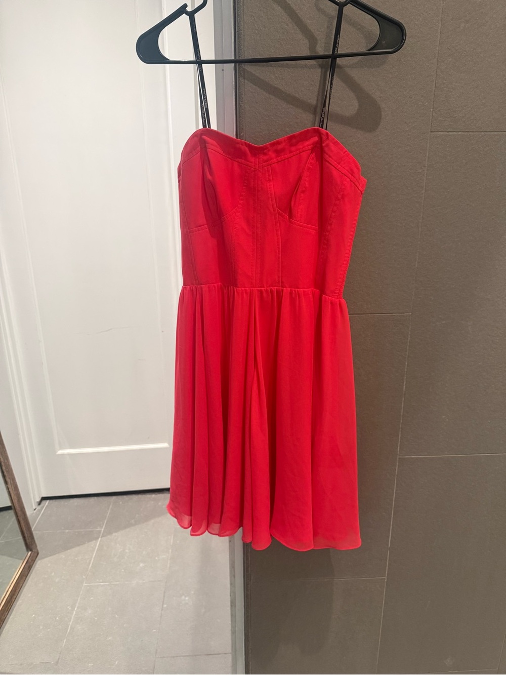 GUESS Women’s Sasha Paradise Red Corset Mini Dress Size 6 NWT
